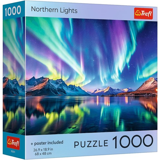 PUZZLE 1000 USA COLLECTION NORTHERN LIGHTS 99291 -zdjęcie numer 1