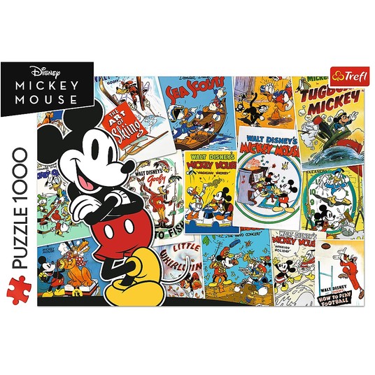 PUZZLE 1000 W ŚWIECIE MIKIEGO 10741 -zdjęcie numer 1