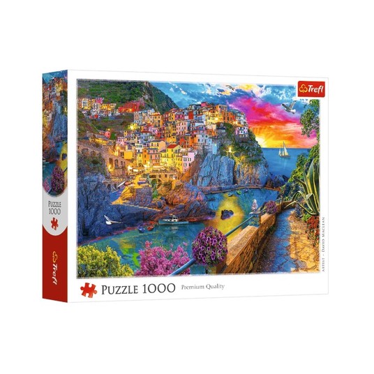 PUZZLE 1000 WIECZORNY SPACER PO CINQUE TERRE 10982 -zdjęcie numer 1