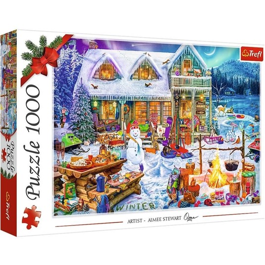 PUZZLE 1000 XMAS ZIMOWY CZAS 10948 -zdjęcie numer 1