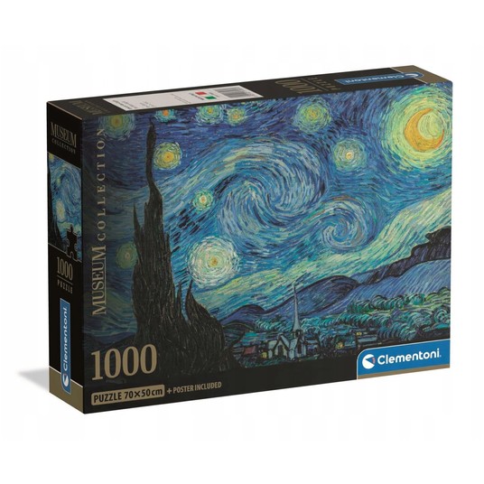PUZZLE 1000EL.MUSEUM VAN GOGH THE STARY NIGHT 0658 -zdjęcie numer 1