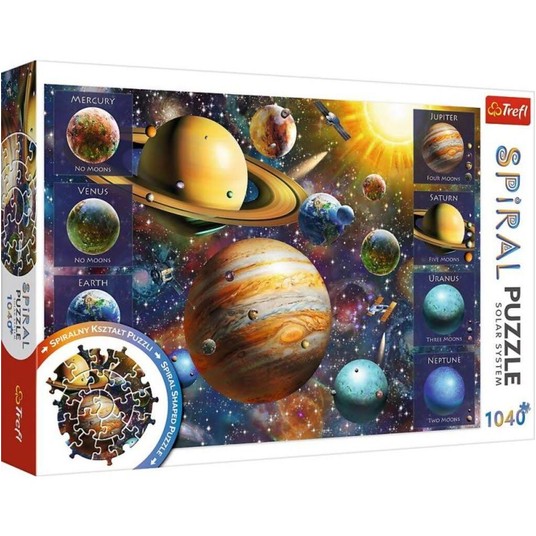 PUZZLE 1040 SPIRAL UKŁAD SŁONECZNY 40013 -zdjęcie numer 1