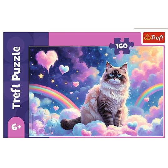 PUZZLE 160 DOMOWY KOTEK 13327 -zdjęcie numer 1