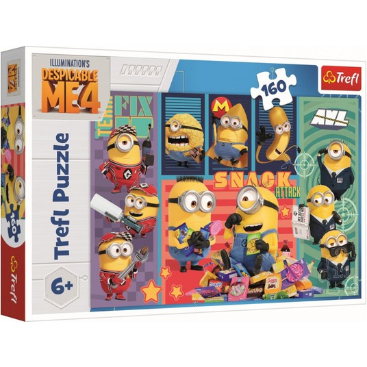 PUZZLE 160 MINIONKOWA RADOŚĆ 15423 -zdjęcie numer 1