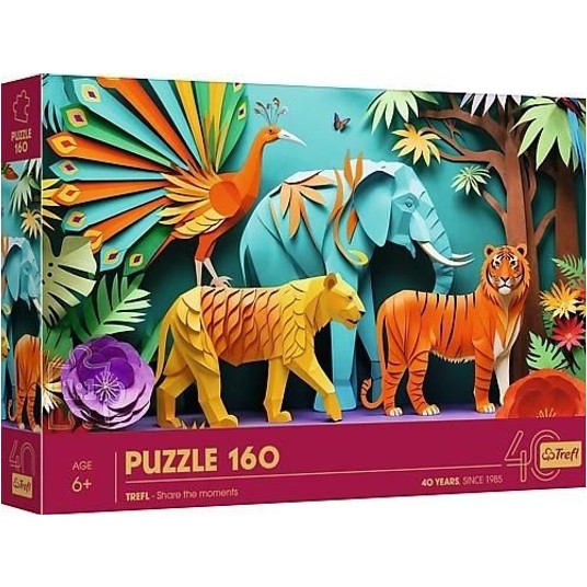 PUZZLE 160 PAPER ART DŻUNGLA 40051 -zdjęcie numer 1