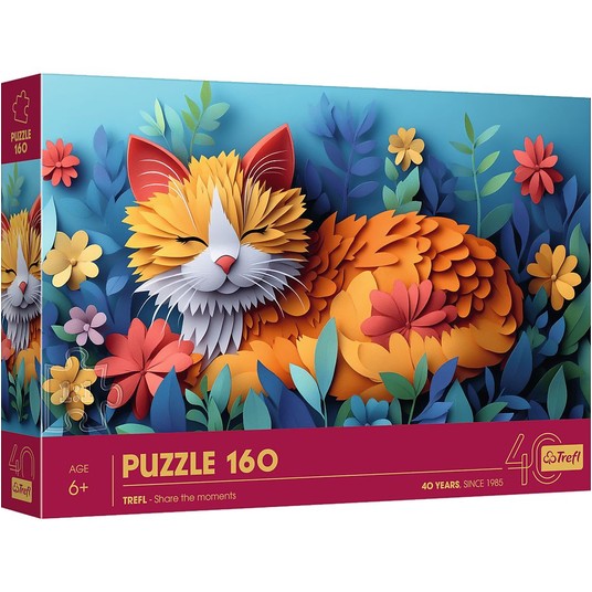 PUZZLE 160 PAPER ART KOTEK 40049 -zdjęcie numer 1