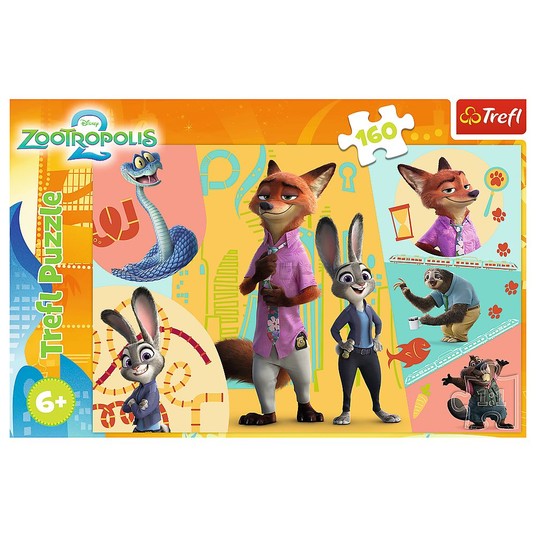 PUZZLE 160 RAZEM W ZOOTOPII 15429 -zdjęcie numer 1