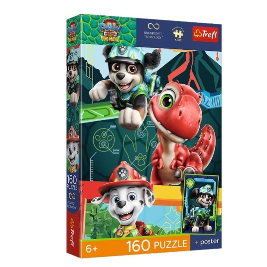 PUZZLE 160 UFT DINOZAUROWA PRZYGODA 15434 -zdjęcie numer 1