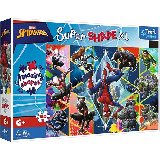 PUZZLE 160 XL DOŁĄCZ DO SPIDERMANA 50024 -zdjęcie numer 1