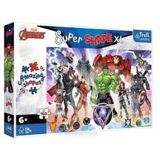PUZZLE 160 XL ODWAGA AVENGERS/ DISNEY 50023 -zdjęcie numer 1