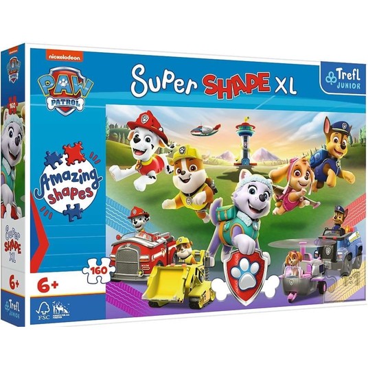 PUZZLE 160 XL SKACZĄCE PIESKI PSI PATROL 50021 -zdjęcie numer 1