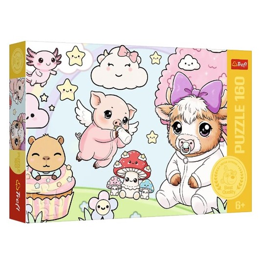 PUZZLE 160 ZWIERZAKI MALUCHY 15443 -zdjęcie numer 1