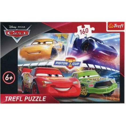 PUZZLE 160 ZWYCIĘSKI WYŚCIG CARS 3 15356 -zdjęcie numer 1