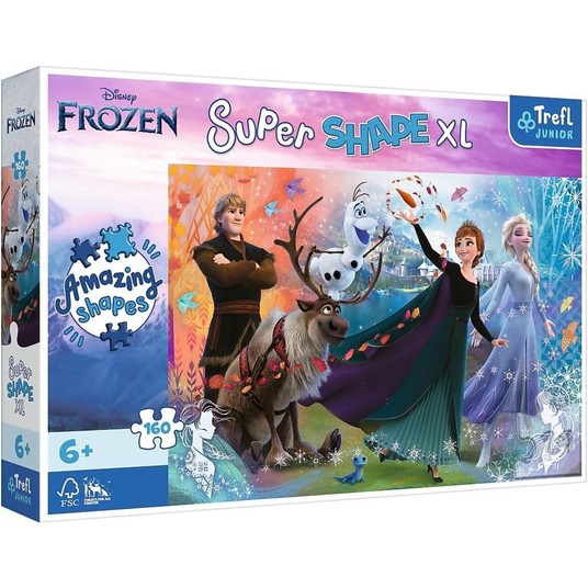 PUZZLE 160XL ODKRYJ ŚWIAT FROZEN 50022 -zdjęcie numer 1