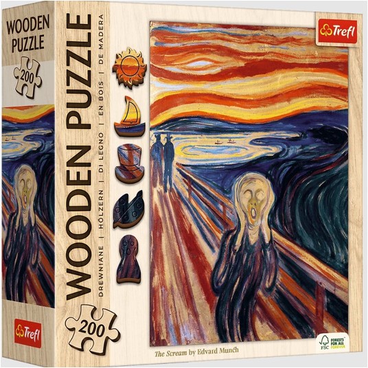 PUZZLE 200 DREWNIANE KRZYK 20252 -zdjęcie numer 1