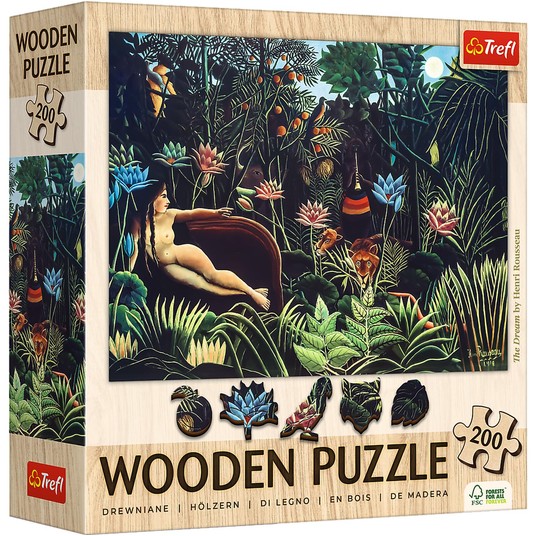 PUZZLE 200 DREWNIANE SEN HENRI ROUSSEAU 20253 -zdjęcie numer 1