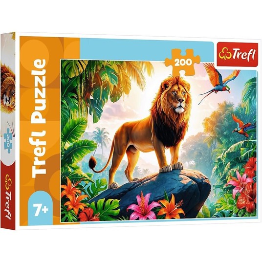 PUZZLE 200 KRÓL DŻUNGLI 13329 -zdjęcie numer 1