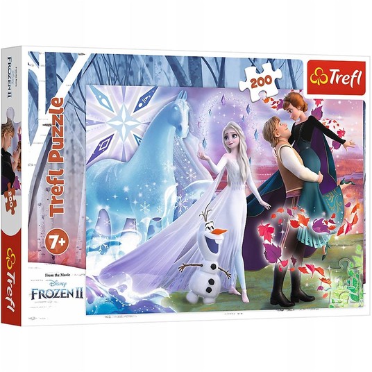 PUZZLE 200 MAGICZNY ŚWIAT SIÓSTR FROZEN 2 13265 -zdjęcie numer 1