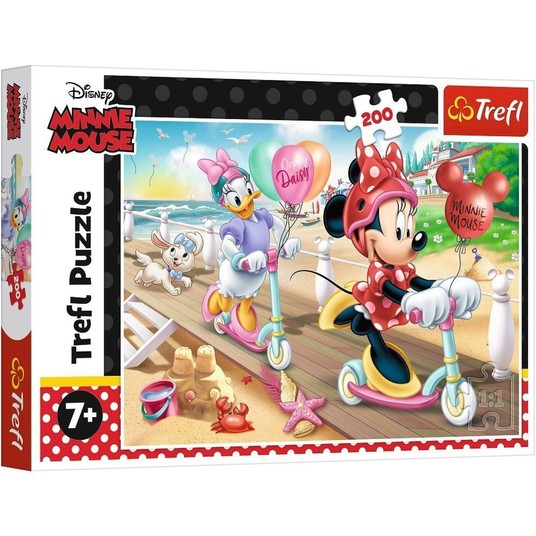 PUZZLE 200 MINNIE NA PLAŻY 13262 -zdjęcie numer 1