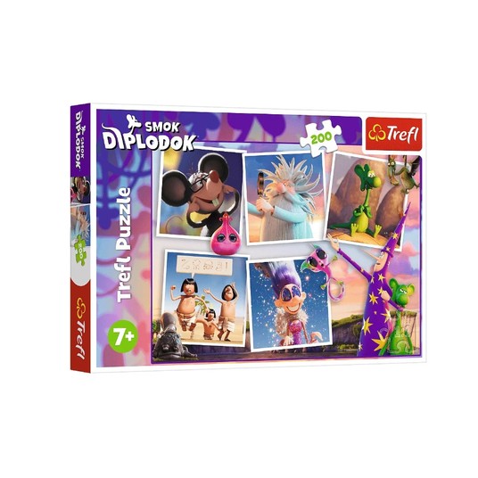 PUZZLE 200 PRZYGODY SMOKA DIPLODOKA 13322 -zdjęcie numer 1