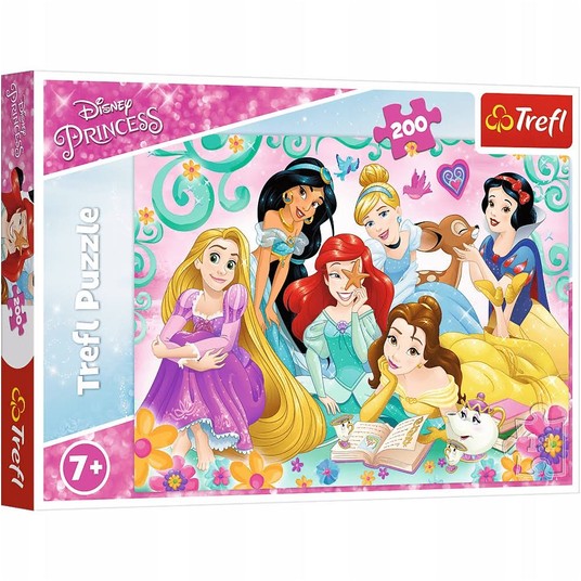 PUZZLE 200 RADOSNY ŚWIAT KSIĘŻNICZEK 13268 -zdjęcie numer 1