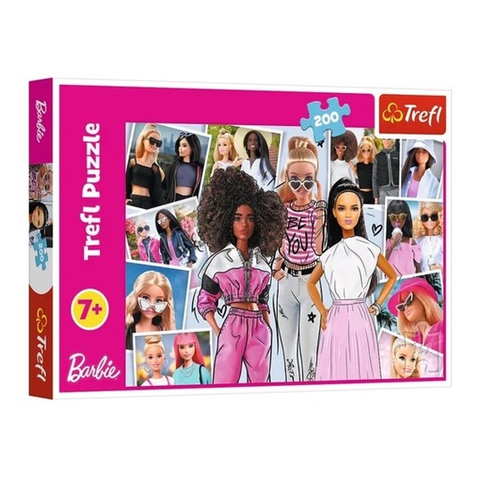 PUZZLE 200 W ŚWIECIE BARBIE 13301 -zdjęcie numer 1