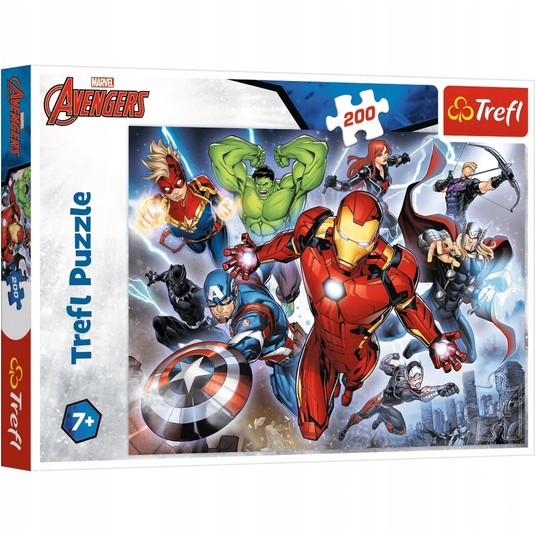 PUZZLE 200 WALECZNI AVENGERSI 13260 -zdjęcie numer 1