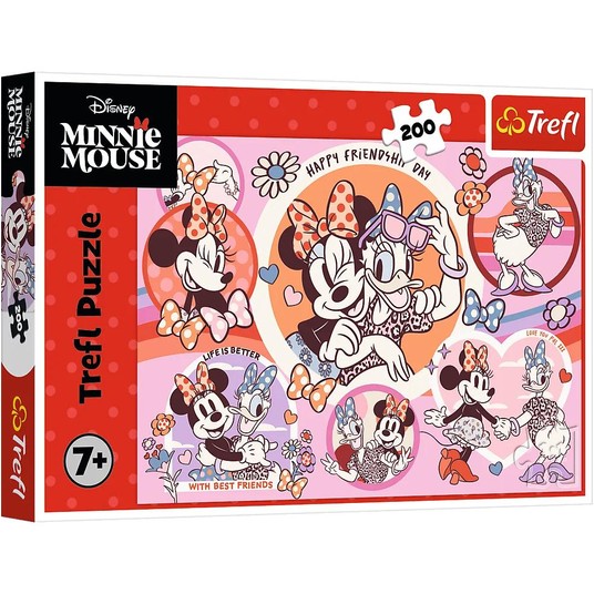 PUZZLE 200 ZWYCZAJE MYSZKI MINNIE 13343 -zdjęcie numer 1