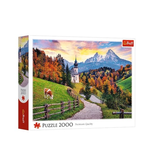 PUZZLE 2000 BAWARSKIE ALPY JESIENIĄ 27127 -zdjęcie numer 1