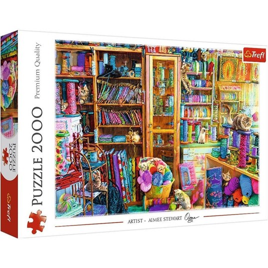 PUZZLE 2000 KOCI RAJ 27113 -zdjęcie numer 1