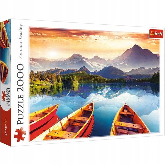PUZZLE 2000 KRYSZTAŁOWE JEZIORO 27096 -zdjęcie numer 1