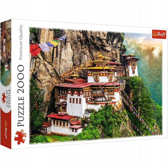 PUZZLE 2000 TYGRYSIE GNIAZDO BHUTAN 27092 -zdjęcie numer 1
