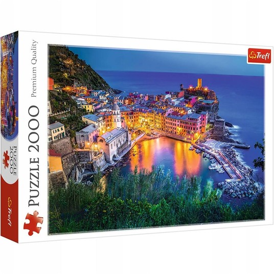 PUZZLE 2000 VERNAZZA O ZMROKU 27086 -zdjęcie numer 1