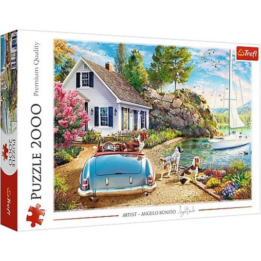 PUZZLE 2000 WAKACYJNA PRZYSTAŃ 27124 -zdjęcie numer 1