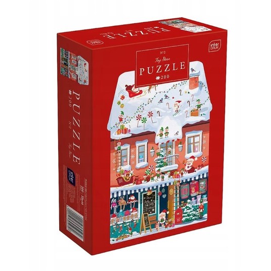 PUZZLE 200EL. SHAPE CHRISTMAS 2 TOY STORE 5979 -zdjęcie numer 1