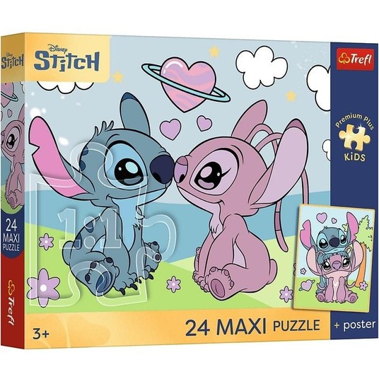 PUZZLE 24 MAXI MARZENIA LILO I STITCHA 14393 -zdjęcie numer 1