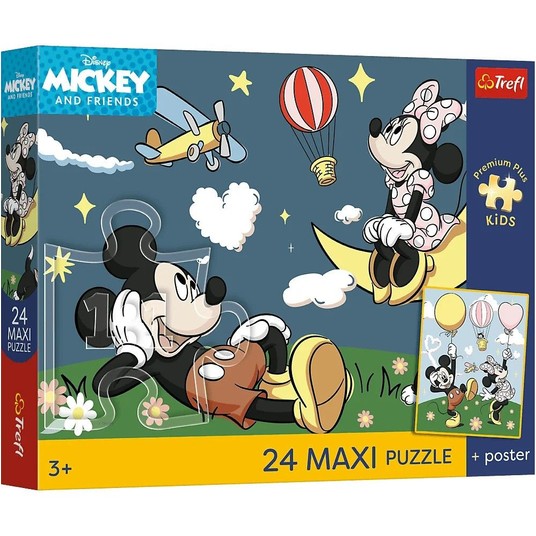 PUZZLE 24 MAXI PRZYJACIELE MYSZKI 14390 -zdjęcie numer 1