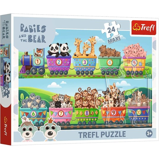 PUZZLE 24 MAXI ŚWIAT MAŁYCH PRZYGÓD 14383 -zdjęcie numer 1
