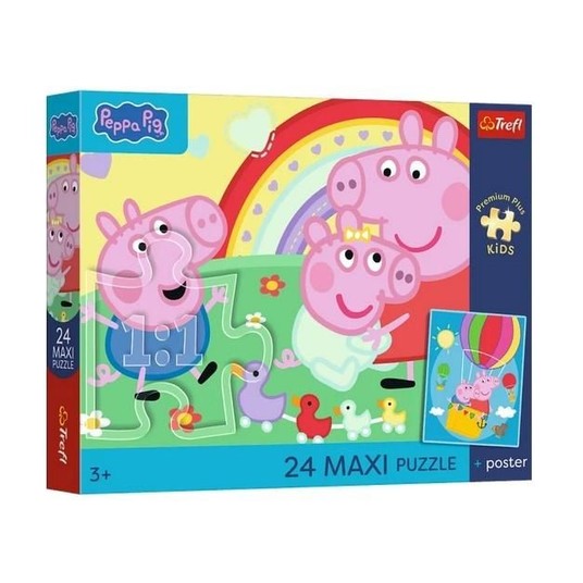 PUZZLE 24 Maxi Świnkowe dni 14387 -zdjęcie numer 1