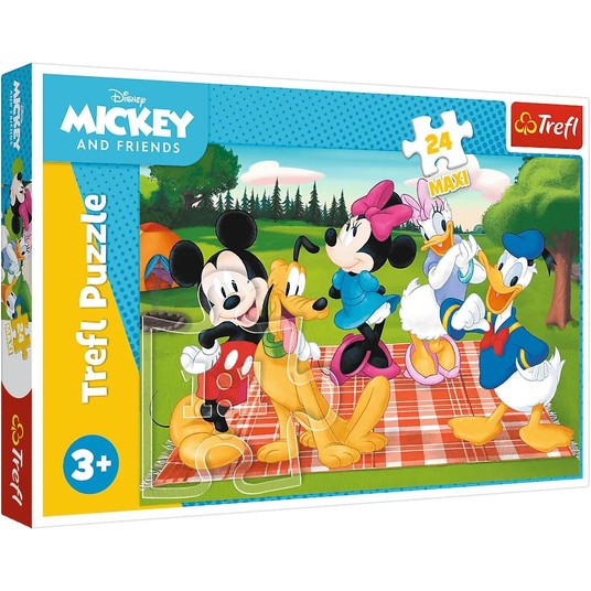 PUZZLE 24 MAXI ULUBIONA MYSZKA MIKI 14380 -zdjęcie numer 1