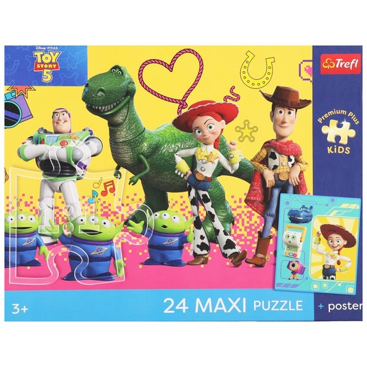 PUZZLE 24 MAXI ZABAWKI I PRZYJACIELE 14394 -zdjęcie numer 1