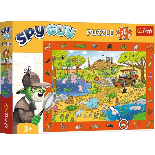 PUZZLE 24 OBSERWACYJNE SPY GUY SAFARI 15591 -zdjęcie numer 1