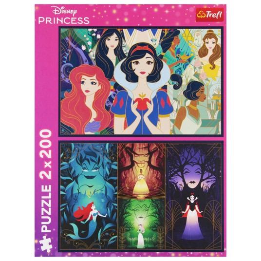 PUZZLE 2X200 CZARUJĄCE KSIĘŻNICZKI 13317 -zdjęcie numer 1