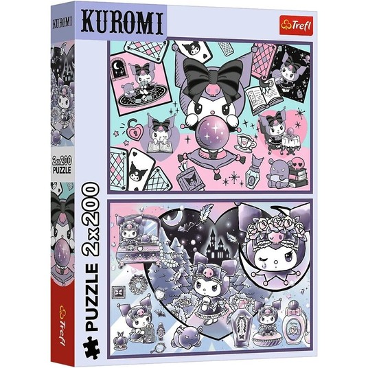 PUZZLE 2X200 PSOTY KUROMI HELLO KITY 13345 -zdjęcie numer 1