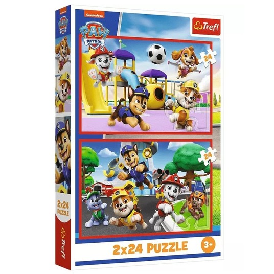 PUZZLE 2X24 PSI DZIEŃ ZABAW 34434 -zdjęcie numer 1