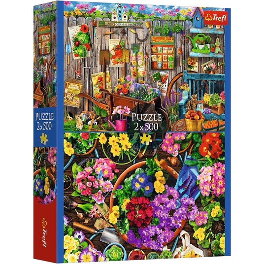 PUZZLE 2X500 PRACE W OGRODZIE 37529 -zdjęcie numer 1