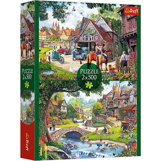 PUZZLE 2X500 SIELANKOWE ŻYCIE 37494 -zdjęcie numer 1
