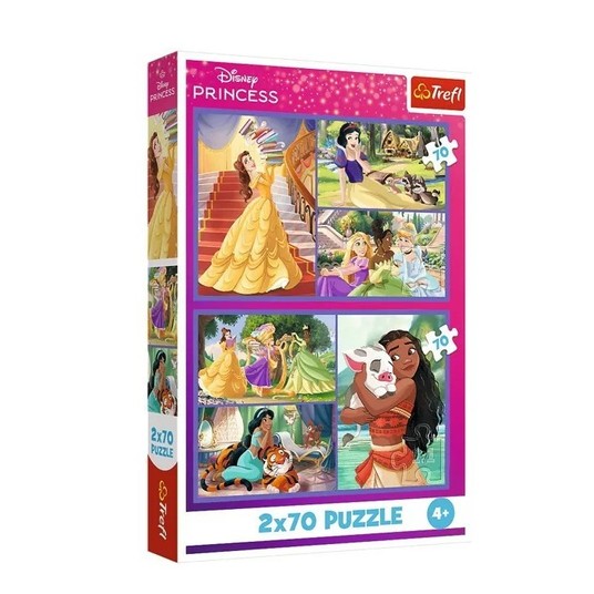 PUZZLE 2X70 BAJKOWE DNI 34440 -zdjęcie numer 1