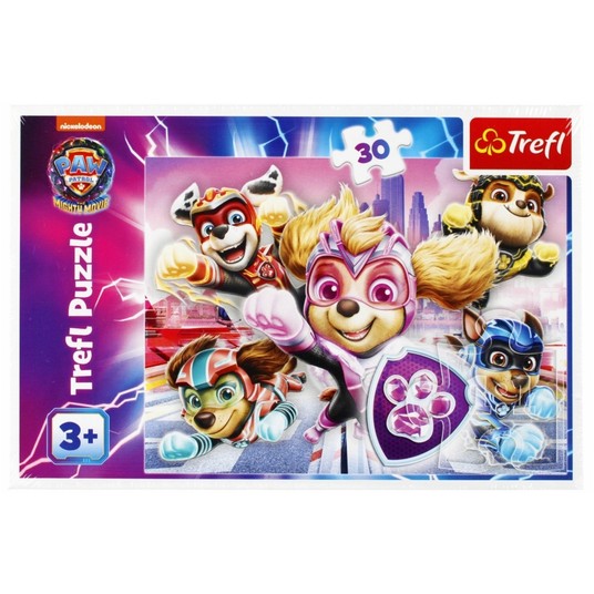 PUZZLE 30 BOHATEROWIE MIASTA PSI PATROL 18298 -zdjęcie numer 1