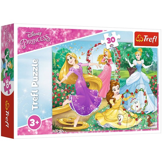 PUZZLE 30 BYĆ KSIĘŻNICZKĄ DISNEY 18267 -zdjęcie numer 1